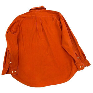 Tommy Hilfiger - Burnt Orange Corduroy Collar shirt Men's size Medium